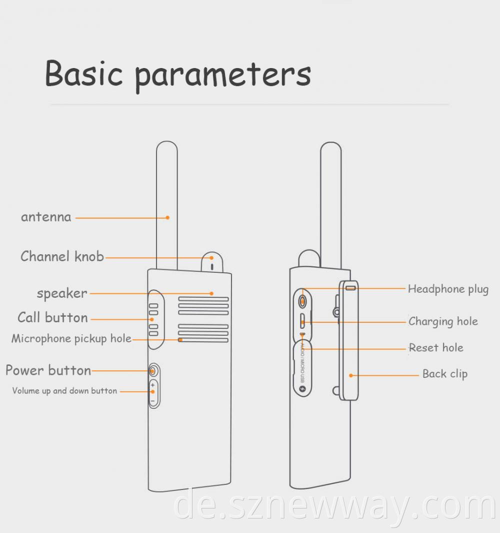 Beebest Handheld Walkie Talkie A208